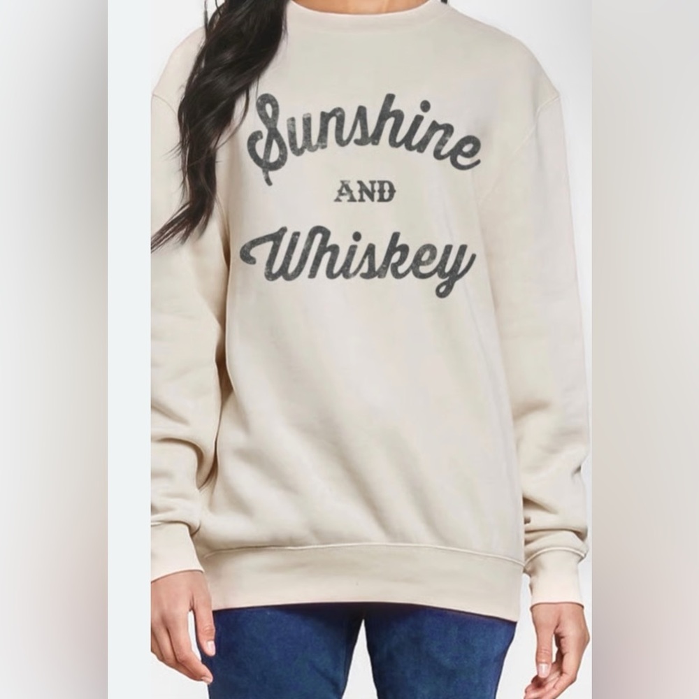 Russ Tee Sunshine and Whiskey Crewneck size L - Picture 1 of 4